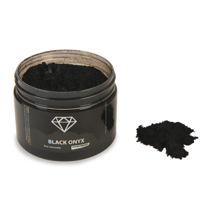 Mica Powder - 51 Grams - Color:Black Onyx